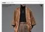 Faux Leather Open Front Jacket
