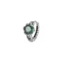 Sterling Silver Rhinestone Huggie Earring / Set