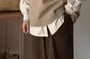 V-Neck Plain Sweater Vest