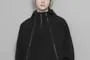 Hooded Plain Zip Windbreaker