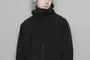 Hooded Plain Zip Windbreaker