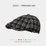 Plaid Flat Cap
