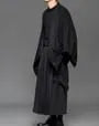 3/4-Sleeve Plain Long Light Jacket