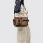 Buckled Flap Messenger Bag