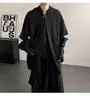 Hooded Open Front Plain Jacket
