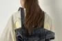Washed Panel Denim Backpack Tote
