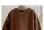 Crew Neck Plain Sweater