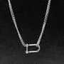 U Shape Bar Pendant Alloy Choker (Various Designs)