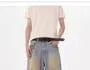 Mid Rise Washed Distressed Wide Leg Jorts