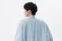 Stand Collar Plain Panel Mesh Zip Windbreaker