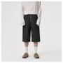 Button-Front Row-Denim Jorts