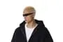 Plain Boxy Zip-Up Hoodie