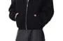 Plain Boxy Zip-Up Hoodie