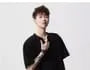 Short Sleeve Notch Neck Plain Studded T-Shirt