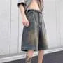 Mid Rise Washed Jorts