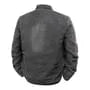 Stand Collar Washed Zip-Up Denim Jacket