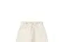 Mid Waist Slim Fit Washed Denim Shorts